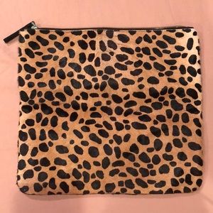 Clare Vivier Leopard Clutch